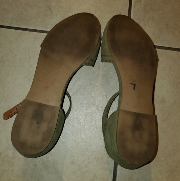 TopShop leather woven t-strap sandals /flats - Picture 11 of 14